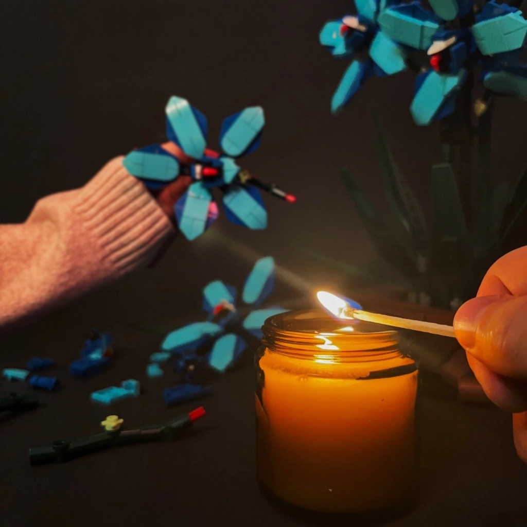 MoonLight Orchid Candle & Bloom Date Box