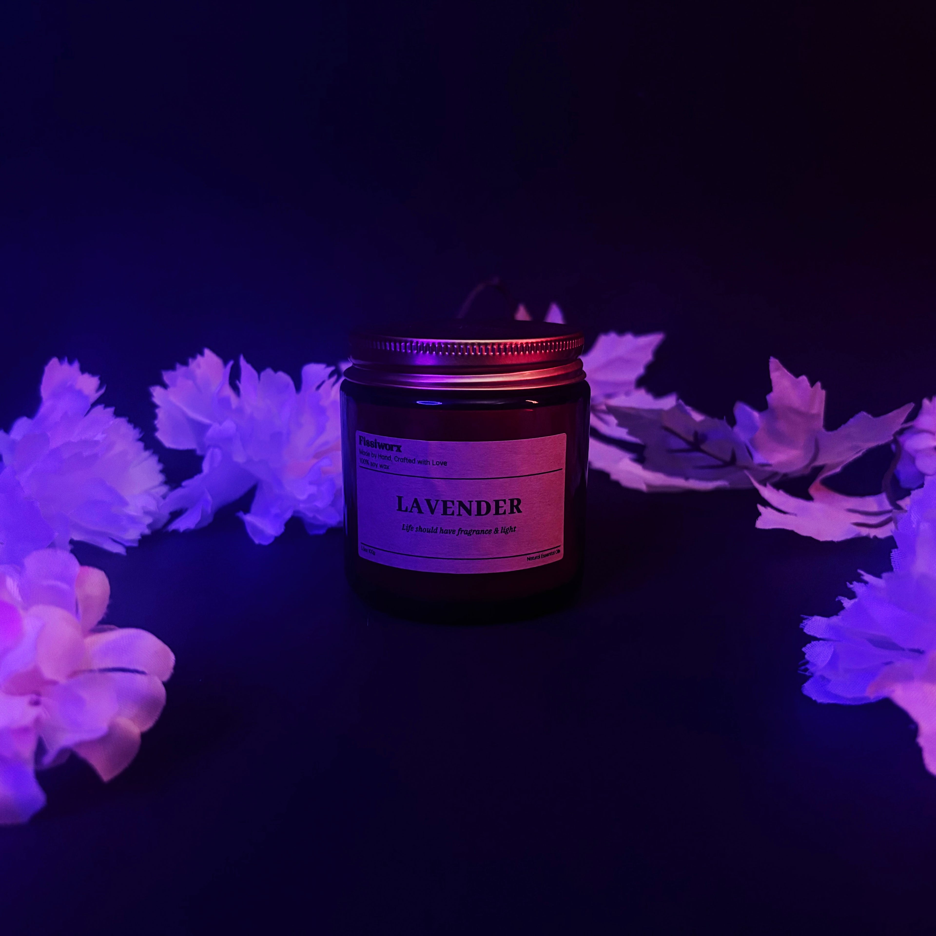 MoonLight Orchid Candle & Bloom Date Box