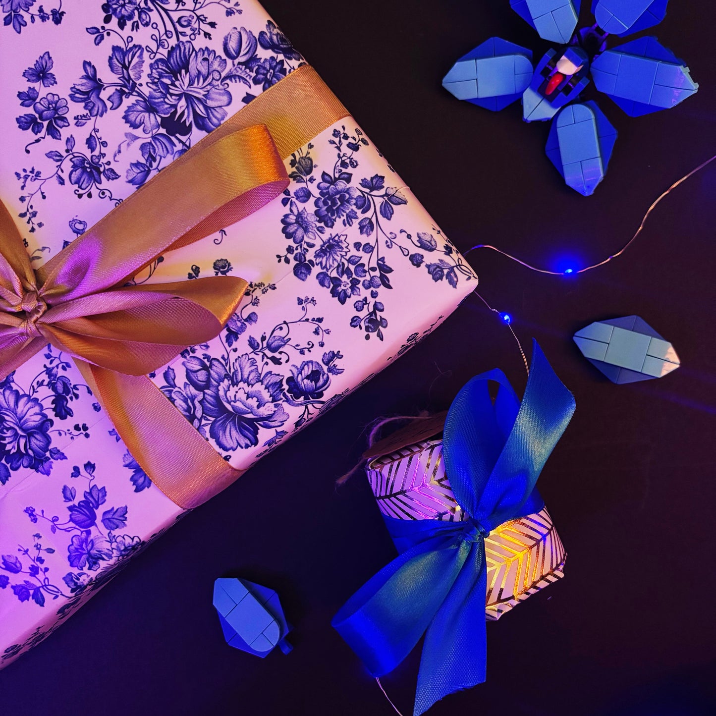 MoonLight Orchid Candle & Bloom Date Box